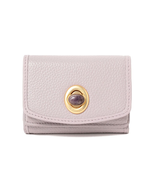 Ray BEAMS（レイビームス）の「【WEB限定】Hashibami / ストーン ウォレット（財布・レディース・ベージュ/グレー/シルバー/グレー系その他/ラベンダー/サックスブルー/ミント/ナチュラル/オレンジ/パープル/イエロー/パープル系その他/ワイン/グリーン/レッド系その他/グリーン系その他/イエロー系その他3/グリーン系その他2/イエロー系その他4/グリーン系その他4/ピンク系その他/ブルー系その他/ピンク系その他2/ブラック/レッド系その他7/グリーン系その他3・ONE SIZE）」の15枚目の写真