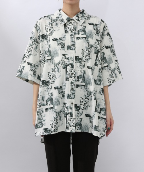 JEANASIS(ジーナシス)の「【SETUP対応】リサイクルコーヒーレギュラーシャツSS/952902(シャツ/ブラウス・レディース・ベージュ/アイボリー/モスグリーン/ブラック系その他・FREE)」の12枚目の写真