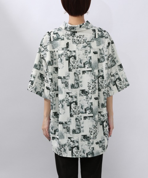 JEANASIS(ジーナシス)の「【SETUP対応】リサイクルコーヒーレギュラーシャツSS/952902(シャツ/ブラウス・レディース・ベージュ/アイボリー/モスグリーン/ブラック系その他・FREE)」の14枚目の写真