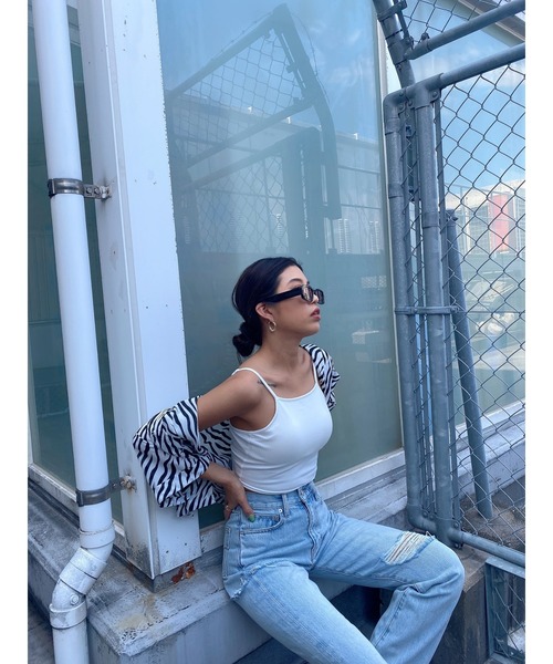 EGOIST（エゴイスト）の「ゼブラ柄半袖シャツ（シャツ/ブラウス・レディース・ライトブラウン/ブラック・FREE）」の12枚目の写真