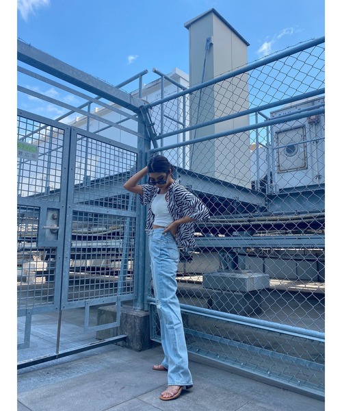 EGOIST（エゴイスト）の「ゼブラ柄半袖シャツ（シャツ/ブラウス・レディース・ライトブラウン/ブラック・FREE）」の17枚目の写真