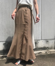 【&g’aime】サイドベルトマーメイドスカート