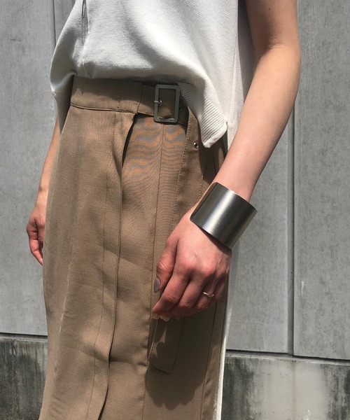 &g'aime（アンジェム）の「【&g’aime】サイドベルトマーメイドスカート（スカート・レディース・ブラック/ベージュ/ライトグリーン・FREE）」の20枚目の写真