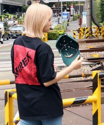 AVIREX | 【直営店限定】バンダナプリント ボックスロゴティーシャツ/ BANDANA PRINT BOX LOGO T-SHIRT(Tシャツ/カットソー)