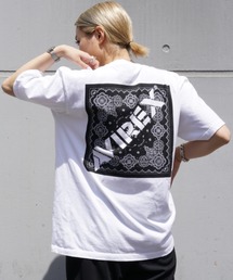 AVIREX | 【直営店限定】バンダナプリント ボックスロゴティーシャツ/ BANDANA PRINT BOX LOGO T-SHIRT(Tシャツ/カットソー)