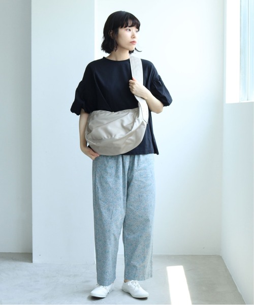 bulle de savon（ビュルデサボン）の「MARINDAY 66NYLON　BLUEBLUE（ショルダーバッグ・レディース・ブラック/アイボリー・FREE）」の6枚目の写真