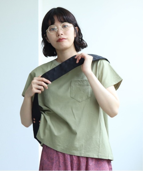 bulle de savon（ビュルデサボン）の「MARINDAY 66NYLON　BLUEBLUE（ショルダーバッグ・レディース・ブラック/アイボリー・FREE）」の14枚目の写真