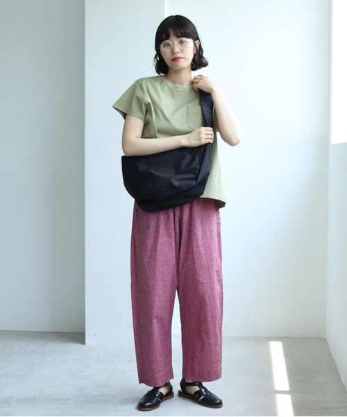 bulle de savon（ビュルデサボン）の「MARINDAY 66NYLON　BLUEBLUE（ショルダーバッグ・レディース・ブラック/アイボリー・FREE）」の20枚目の写真