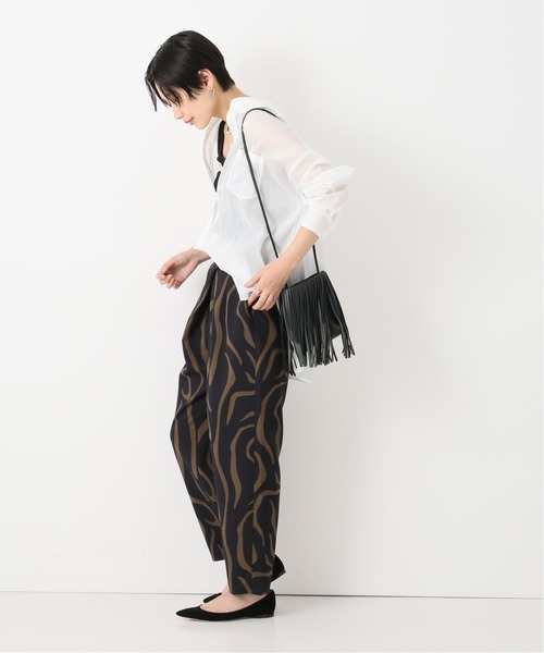 Simplicite（サンプリシテ）の「ジオメトリック タックパンツ◆（その他パンツ・レディース・ブラック/ベージュ・FREE）」の15枚目の写真