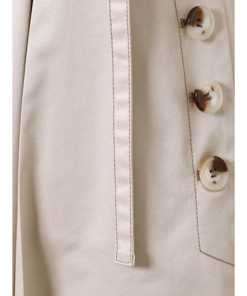 MERCURYDUO（マーキュリーデュオ）の「シャンブレーハイウエストタックスカート（スカート・レディース・ベージュ/カーキ・SMALL/MEDIUM）」の7枚目の写真