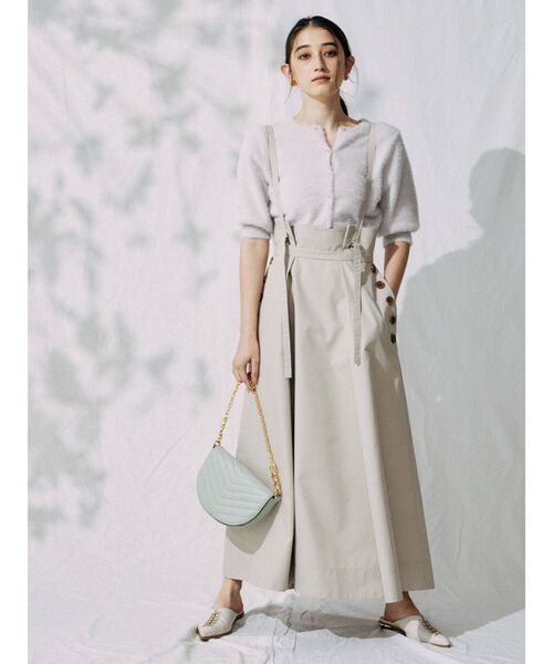 MERCURYDUO（マーキュリーデュオ）の「シャンブレーハイウエストタックスカート（スカート・レディース・ベージュ/カーキ・SMALL/MEDIUM）」の17枚目の写真