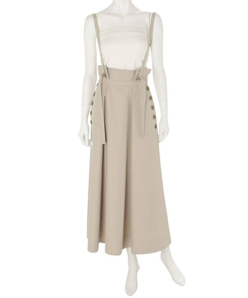 MERCURYDUO（マーキュリーデュオ）の「シャンブレーハイウエストタックスカート（スカート・レディース・ベージュ/カーキ・SMALL/MEDIUM）」の20枚目の写真