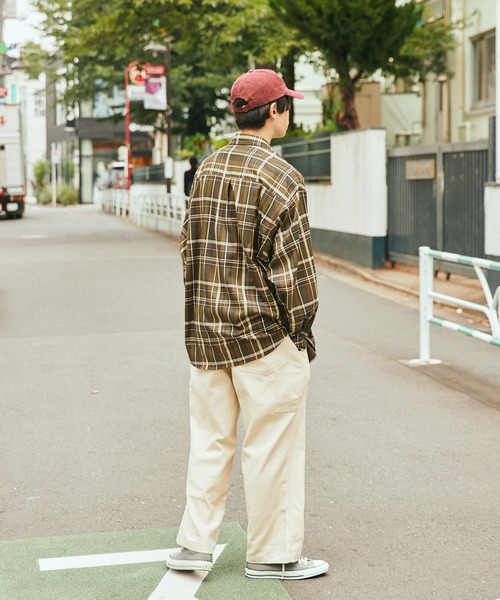 O project S/S Shirts M コットンリネン チェックシャツ O project S/S Shirts M コットンリネン チェックシャツ