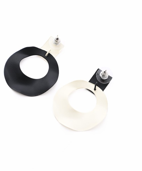 Narcissus（ナルシス）の「【Narcissus】モノトーンピアス（ピアス（両耳用）・レディース・ブラック・FREE）」の7枚目の写真