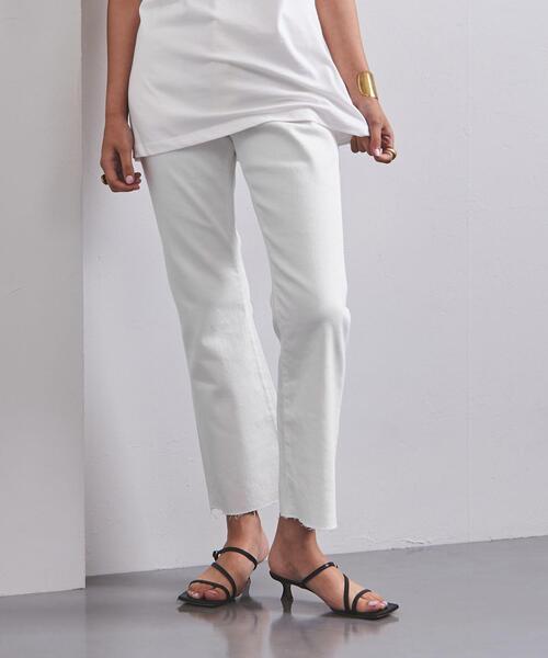 UNITED ARROWS（ユナイテッドアローズ）の「＜UNITED ARROWS＞フレア デニムパンツ W（デニムパンツ・レディース・ホワイト/ブラック/コバルトブルー・34/36/38）」の10枚目の写真