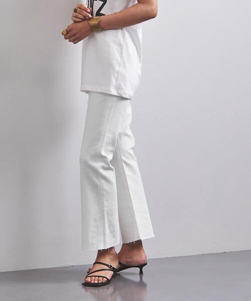 UNITED ARROWS（ユナイテッドアローズ）の「＜UNITED ARROWS＞フレア デニムパンツ W（デニムパンツ・レディース・ホワイト/ブラック/コバルトブルー・34/36/38）」の11枚目の写真