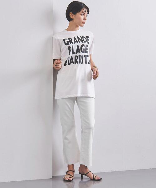 UNITED ARROWS（ユナイテッドアローズ）の「＜UNITED ARROWS＞フレア デニムパンツ W（デニムパンツ・レディース・ホワイト/ブラック/コバルトブルー・34/36/38）」の5枚目の写真