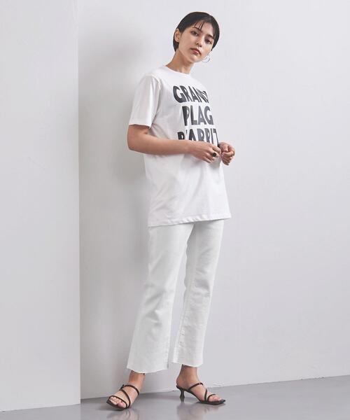 UNITED ARROWS（ユナイテッドアローズ）の「＜UNITED ARROWS＞フレア デニムパンツ W（デニムパンツ・レディース・ホワイト/ブラック/コバルトブルー・34/36/38）」の6枚目の写真