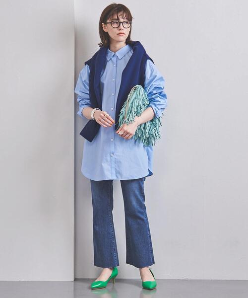 UNITED ARROWS（ユナイテッドアローズ）の「＜UNITED ARROWS＞フレア デニムパンツ W（デニムパンツ・レディース・ホワイト/ブラック/コバルトブルー・34/36/38）」の17枚目の写真