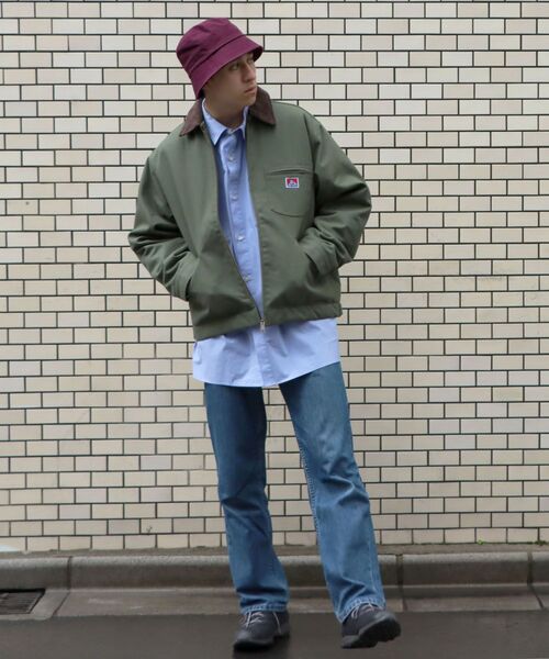 BEN DAVIS QUENTIN ZIP JACKETワークジャケット BEN DAVIS（ベンデイビス）の「【 BEN DAVIS （ ベンデイビス
