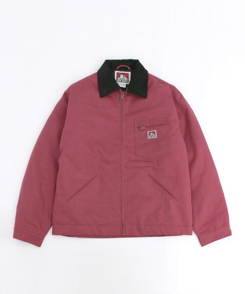 BEN DAVIS コーデュロイジャケット　赤 BEN DAVIS ジャケット ベンデイビス コーデュロイジャケット