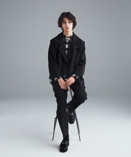 tk.TAKEO KIKUCHI（ティーケータケオキクチ）の「◆トリプルクロスインタックパンツ（その他パンツ・メンズ・ブラウン系/サックスブルー/ブラック・01/02/03）」の9枚目の写真