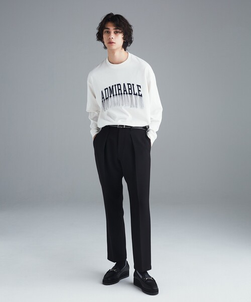 tk.TAKEO KIKUCHI（ティーケータケオキクチ）の「◆トリプルクロスインタックパンツ（その他パンツ・メンズ・ブラウン系/サックスブルー/ブラック・01/02/03）」の11枚目の写真