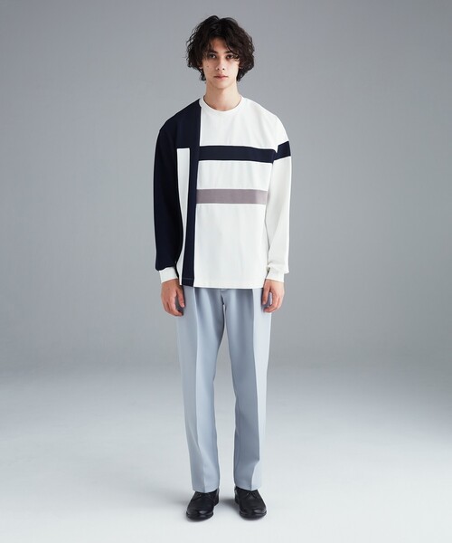 tk.TAKEO KIKUCHI（ティーケータケオキクチ）の「◆トリプルクロスインタックパンツ（その他パンツ・メンズ・ブラウン系/サックスブルー/ブラック・01/02/03）」の13枚目の写真