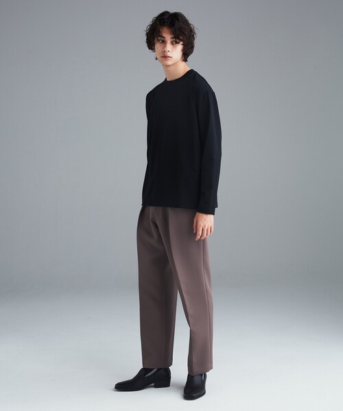 tk.TAKEO KIKUCHI（ティーケータケオキクチ）の「◆トリプルクロスインタックパンツ（その他パンツ・メンズ・ブラウン系/サックスブルー/ブラック・01/02/03）」の17枚目の写真