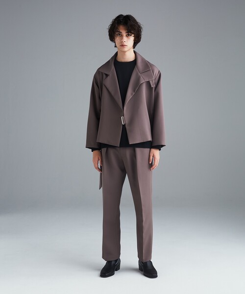 tk.TAKEO KIKUCHI（ティーケータケオキクチ）の「◆トリプルクロスインタックパンツ（その他パンツ・メンズ・ブラウン系/サックスブルー/ブラック・01/02/03）」の18枚目の写真