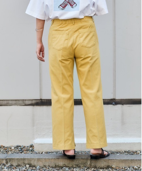 cepo（セポ）の「センタープレスフレアーパンツ（その他パンツ・レディース・レッド/オフホワイト/イエロー・S/M）」の15枚目の写真