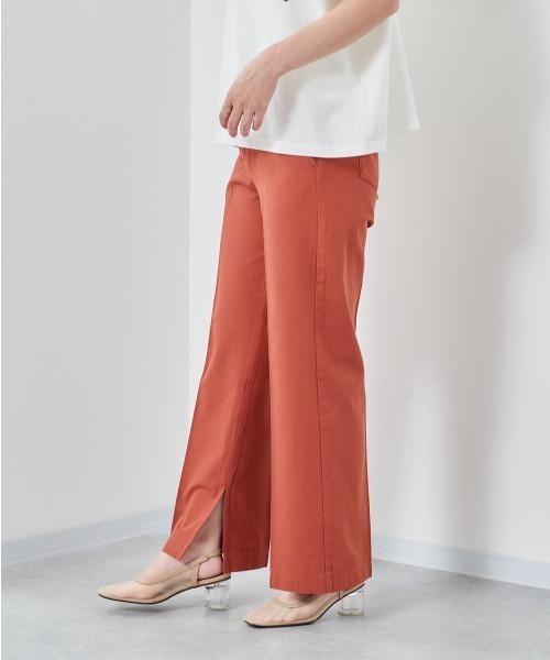 cepo（セポ）の「センタープレスフレアーパンツ（その他パンツ・レディース・レッド/オフホワイト/イエロー・S/M）」の17枚目の写真