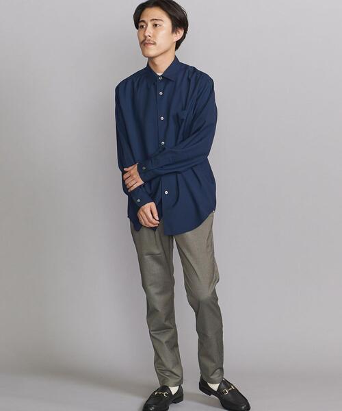 BEAUTY&YOUTH UNITED ARROWS（ビューティーアンドユースユナイテッドアローズ）の「BY ストレッチ シャンブレー 1P イージーパンツ（その他パンツ・メンズ・ブラック/ダークブラウン/グレー/コバルトブルー・S/M/L/XL）」の20枚目の写真