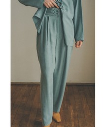 2TUCK CHINA SMOOTH PANTS