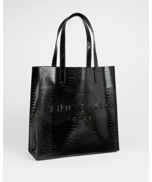 【TED BAKER】Croccon クロコ ラージ アイコントートバッグ Ted Baker】Croccon☆クロコエンボス ラージアイコンバック (TED