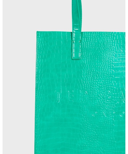 【Ted Baker】UK発 Croccon クロコ アイコン トート バッグ 緑 Ted Baker(テッドベーカー)の「CROCCON クロコディテール