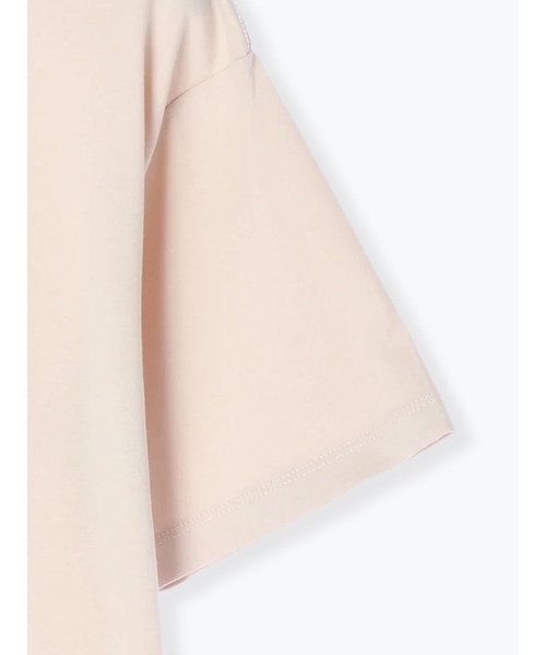 Te chichi（テチチ）の「フロッキーロゴTシャツ（Tシャツ/カットソー・レディース・ベージュ/モカ/チャコール・ﾌﾘ-）」の18枚目の写真