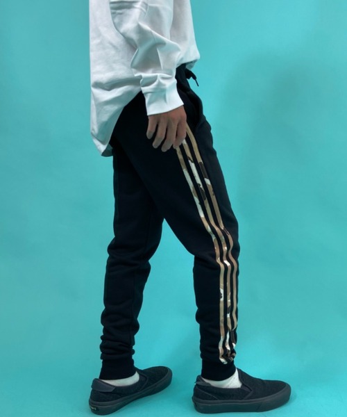 adidas（アディダス）の「adidas/アディダス ３ストライプ スウェットパンツ IYQ75（その他パンツ・メンズ・ブラック・S/M/O/L）」の6枚目の写真