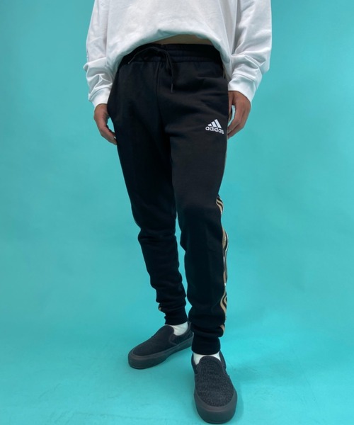 adidas（アディダス）の「adidas/アディダス ３ストライプ スウェットパンツ IYQ75（その他パンツ・メンズ・ブラック・S/M/O/L）」の5枚目の写真