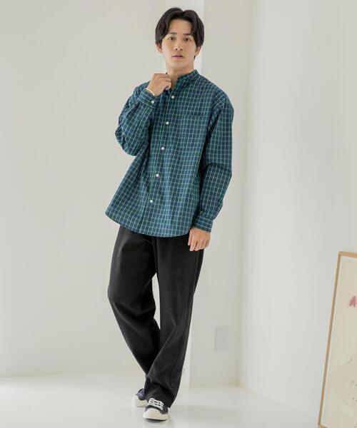 coen(コーエン)の「ワイドテーパードデニムパンツ(デニムパンツ・メンズ・ブラック/ネイビー・SMALL/MEDIUM/LARGE/X-LARGE)」の5枚目の写真