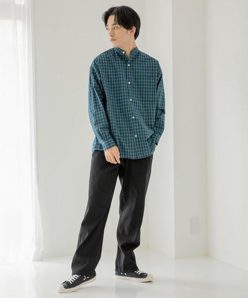 coen(コーエン)の「ワイドテーパードデニムパンツ(デニムパンツ・メンズ・ブラック/ネイビー・SMALL/MEDIUM/LARGE/X-LARGE)」の6枚目の写真