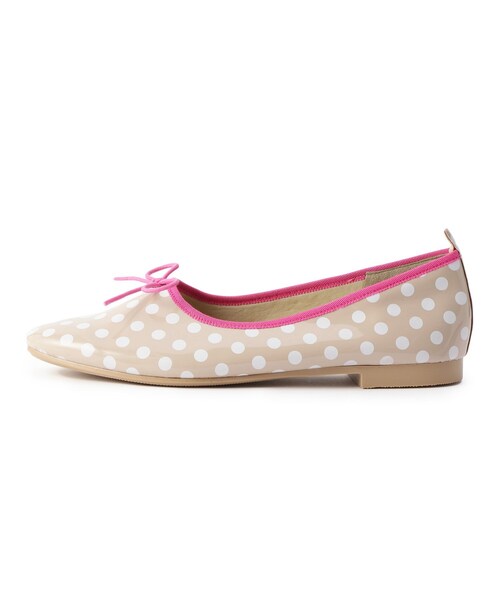 ESPERANZA(エスペランサ)の「◆【KLC BY esp】ポーチ付レインバレエ(レイン対応シューズ)(パンプス・レディース・ブラック/オレンジ系その他5/ベージュ系8/ネイビー系5・LL/S/M/L)」の7枚目の写真