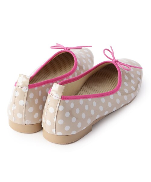 ESPERANZA(エスペランサ)の「◆【KLC BY esp】ポーチ付レインバレエ(レイン対応シューズ)(パンプス・レディース・ブラック/オレンジ系その他5/ベージュ系8/ネイビー系5・LL/S/M/L)」の8枚目の写真