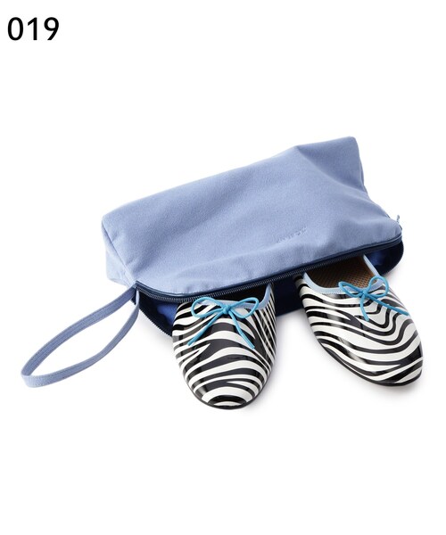 ESPERANZA(エスペランサ)の「◆【KLC BY esp】ポーチ付レインバレエ(レイン対応シューズ)(パンプス・レディース・ブラック/オレンジ系その他5/ベージュ系8/ネイビー系5・LL/S/M/L)」の11枚目の写真