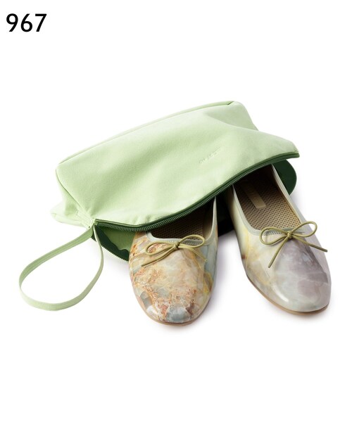 ESPERANZA(エスペランサ)の「◆【KLC BY esp】ポーチ付レインバレエ(レイン対応シューズ)(パンプス・レディース・ブラック/オレンジ系その他5/ベージュ系8/ネイビー系5・LL/S/M/L)」の15枚目の写真