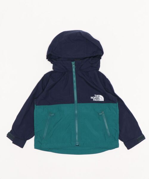 THE NORTH FACE（ザノースフェイス）の「NNJ82050/KIDS PRINT 2P SHOR（ナイロンジャケット・キッズ・ピンク/ダークグリーン/ネイビー/カーキ・80ｃｍ/90cm）」の2枚目の写真
