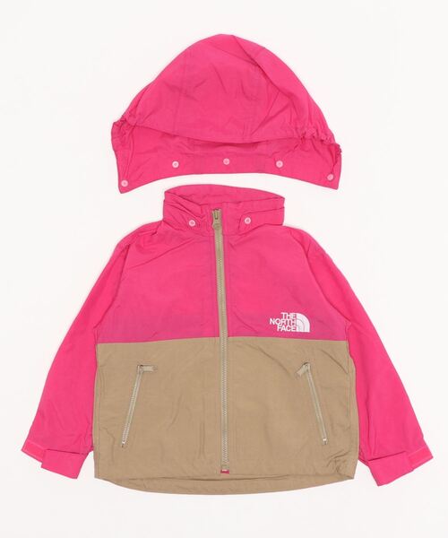 THE NORTH FACE（ザノースフェイス）の「NNJ82050/KIDS PRINT 2P SHOR（ナイロンジャケット・キッズ・ピンク/ダークグリーン/ネイビー/カーキ・80ｃｍ/90cm）」の6枚目の写真
