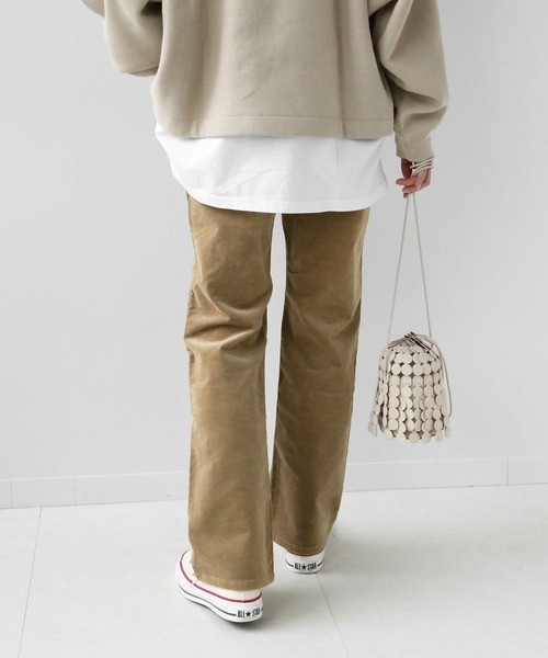 JOURNAL STANDARD relume(ジャーナルスタンダード レリューム)の「フレアコーデュロイパンツ◆(その他パンツ・レディース・ベージュ/ナチュラル/カーキ/キャメル・36/38/40)」の6枚目の写真
