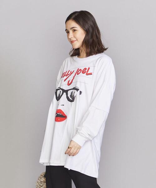 THRIFTY LOOK（スリフティールック）の「＜THRIFTY LOOK＞レイヤードロングスリーブカットソー（Tシャツ/カットソー・レディース・ブラック/ホワイト・FREE）」の6枚目の写真