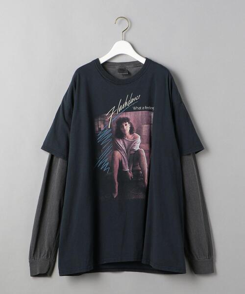 THRIFTY LOOK（スリフティールック）の「＜THRIFTY LOOK＞レイヤードロングスリーブカットソー（Tシャツ/カットソー・レディース・ブラック/ホワイト・FREE）」の10枚目の写真